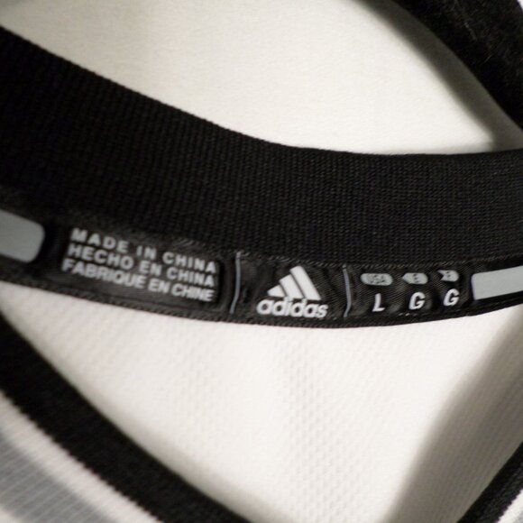 Adidas Spurs Tim Duncan #21 White Jersey Sz L NBA NWT Style R 2Lest - Picture 5 of 8